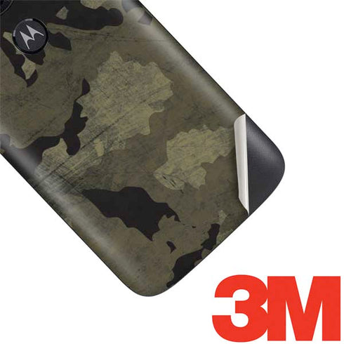 Wood Camo Camouflage Moto E5 Play Skin